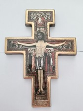 CROCIFISSO CHE PARLO' A SAN FRANCESCO COSì VIENE CHIAMATO VINTAGE ANNI '80