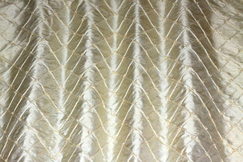 Panna diamond dupioni shantung - diamond,