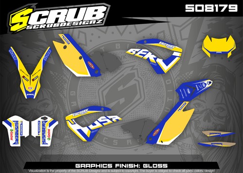 Adesivo grafica enduro decoro
