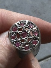 Sterling Silver Rubin Ring