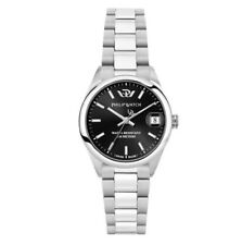 Orologio Philip Watch Donna Caribe R8253597623 Acciaio Solo Tempo Nero + Data