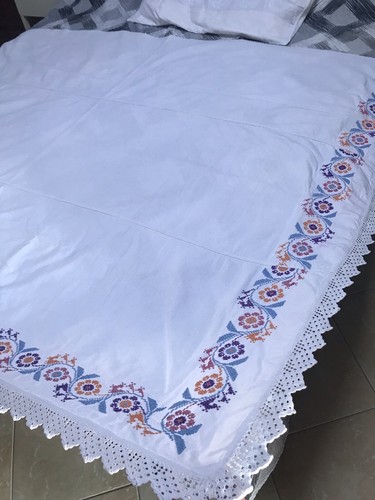 Copriletto tessuto canapa - in,