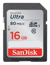 SanDisk Ultra 16GB 80MB/s SD