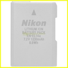 Nikon EN-EL14a Batteria originale per D5100 D5200 D3300 D3200 D3100 P7700 P7100