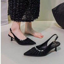 Decolte Nere Con Tacco 5,5 Cm