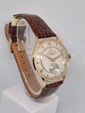 Lanco Vintage 1960s oro rosa calibro Lanco 1305 guilloche Swiss Made ref 542