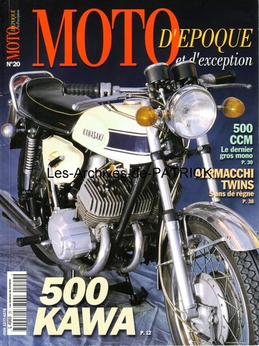 Moto epoque kawasaki 500 - moto,