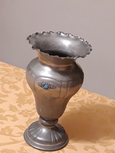 Vaso peltro vintage - vaso, in