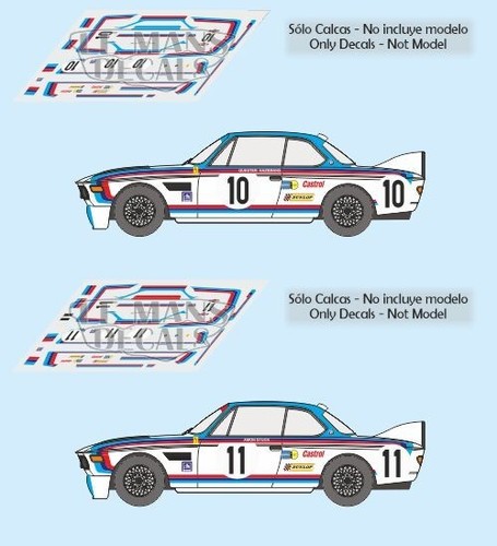 Decals bmw csl spa - decals,