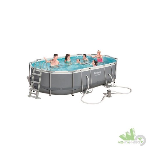 Piscina ovale con telaio - ovale,