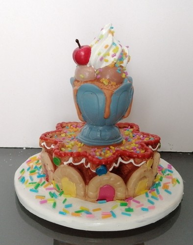Lemax sundae fountain sugar - lemax, fountain,