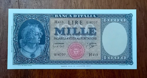 Banconota mille lire - banconota,