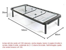 due reti letto a € 100
