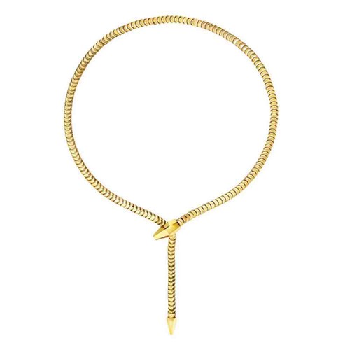 Collana donna acciaio gold - collana,