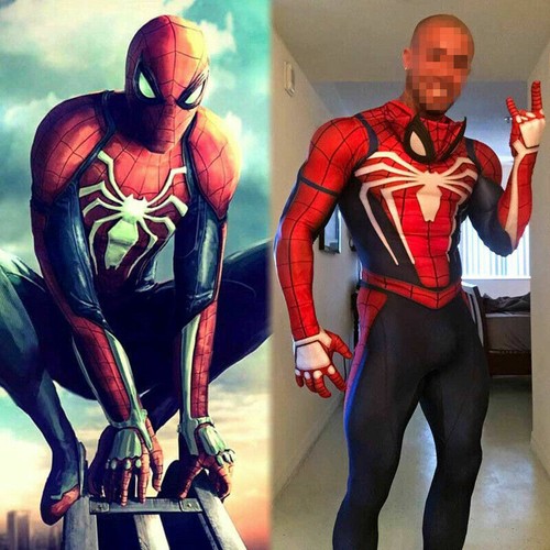 Costume cosplay ps4 spider - cosplay,