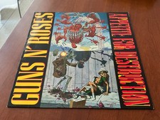 GUNS N’ ROSES-APPETITE FOR DESTRUCTION LP 1987 ORIG GER PRESS NM/NM BANNED COVER