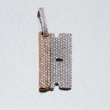 Ciondolo lama rasoio uomo