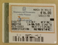 Marche da Bollo € 16,00 euro