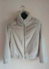 Giacca bimba ecopelliccia beige