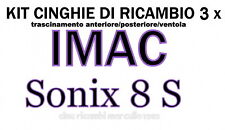 ★KIT CINGHIE DI RICAMBIO 3 x