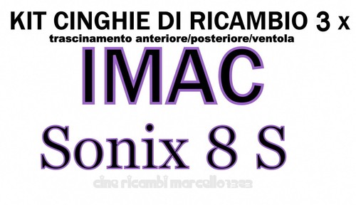 Kit cinghie ricambio 3 - ★kit,