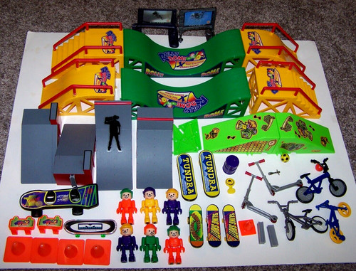 Grande lotto rampe skateboard