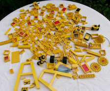 LEGO LOT VRAC 1KG 850 JAUNE