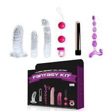 Dildo set sadomaso sexy fantasy vibratore manicotto sex toy bondage sfere anali 
