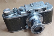 Zorki-Zorki fotocamera a telemetro sovietica con obiettivo Industar-22 Early type 263275