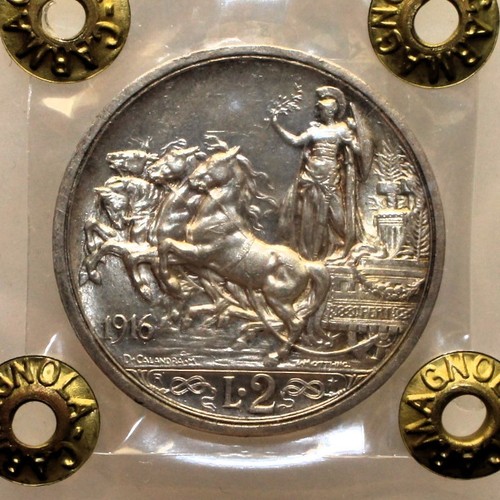 Lire 1916 quadriga - 2, "quadriga"