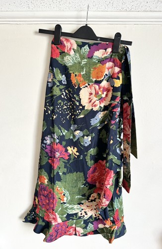 Gonna midi sezane blu floreale - gonna,