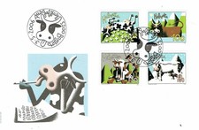 SVIZZERA 2006 LA SVIZZERA VISTA DAGLI ARTISTI STRANIERI FDC Cat.U.1897-1900