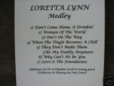 Pedal Steel Guitar Course Loretta Lynn Medley Tab/CD