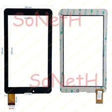 VETRO TOUCH SCREEN MEDIACOM SMARTPAD 720M M-MP720M 721M M-MP721M 3G NERO