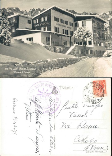 Vaneze cartolina pubblicitaria - cartolina,