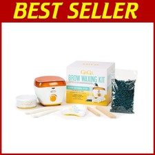 Kit sopracciglia cera dura delicata con mini scaldacollo - sopracciglia perfette per pelli sensibili