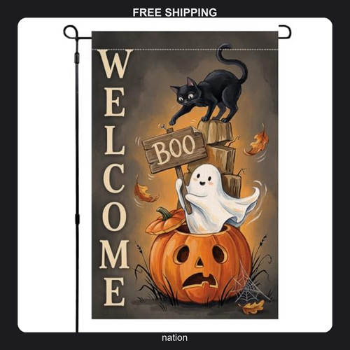 Bandiera giardino halloween - da,