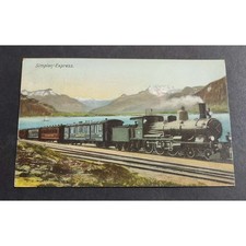 Cartolina  Simplon-Express - Treno
