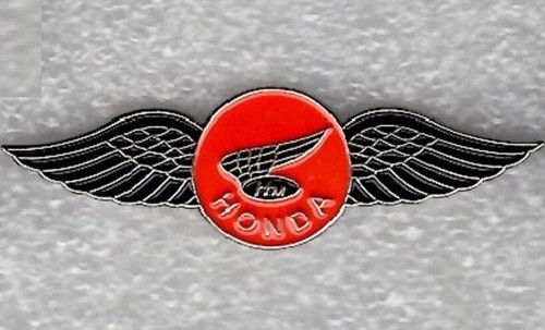 Honda motorcycle pin badge - honda,