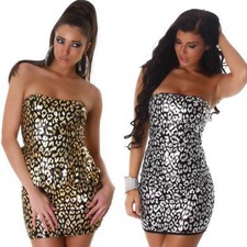 Abito donna paillettes peplo