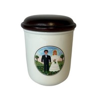 Villeroy Boch NAIF WEDDING 3 1/2" Barattolo Spezie con Coperchio Ottime Condizioni Vintage