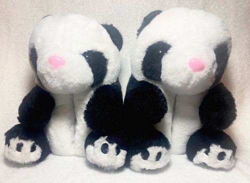 Panda bear pantofole - pantofole, nero