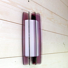 Applique plexiglas GUZZINI-BAGNO Made in Italy Déco Design Vintage 70's