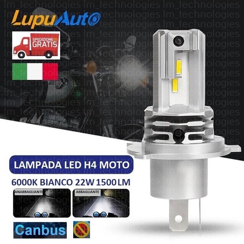 Lampada led moto 6000k luce - moto,