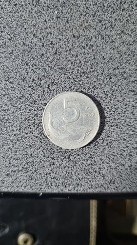 Moneta lire delfino - 5, del