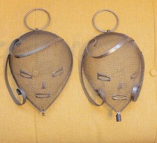 Coppia di manichini vintage in