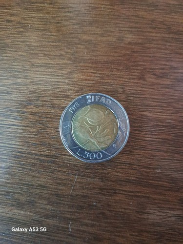 Moneta 500 lire 1978 1998 - 500, ifad
