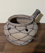 Scaldino porta brace pentola in terracotta anni 20 Vintage