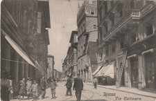 FIRENZE - CARTOLINA - VIA CALIMARA - VG.FIORENZUOLA (PC) 1913