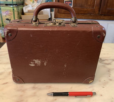 vintage PICCOLA VALIGIA DI CARTONE CESTINO asilo PERUGIA S.A.VALIGERIA ITALIANA